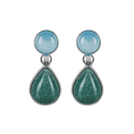 Серьги Possebon Azul, Q.Verde A0738.20.17 S