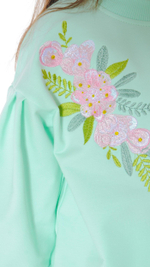 Свитшот трикотажный для девочки 7-9 лет Fleur de Vie