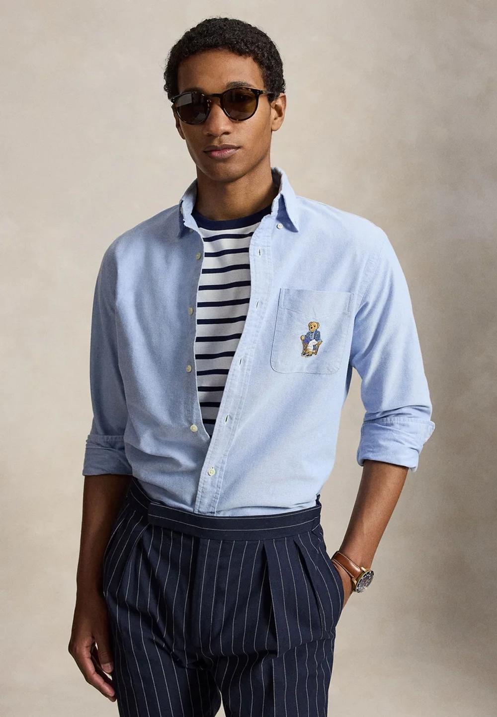 РУБАШКА POLO RALPH LAUREN - blue