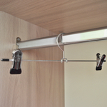 Вешалка металлическая 29см с клипсами