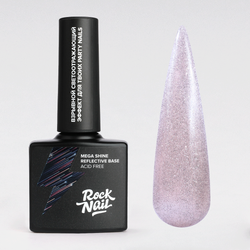 Светоотражающая база RockNail Mega Shine Base 25 Dazzle, 10 мл.