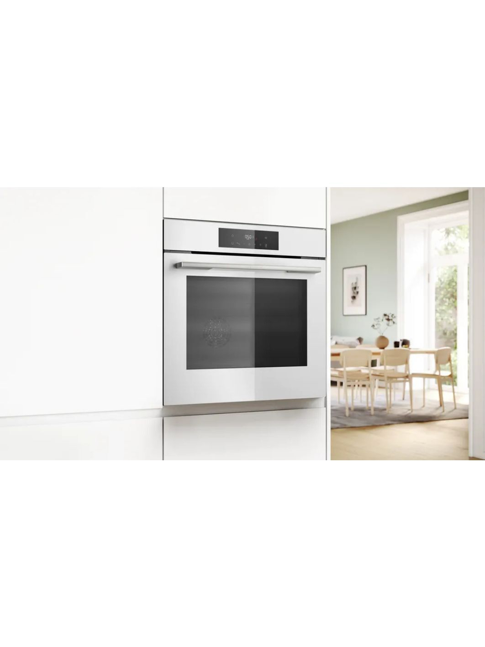 Электрический духовой шкаф Bosch HJG852YW0T, 60 см, 66 л, 8 режимов, гриль, традиционная очистка