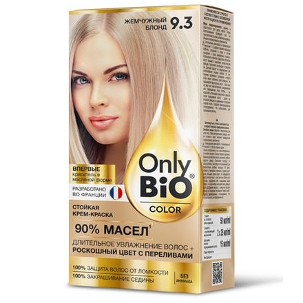 Крем краска Only Bio Color Жемчужный блонд 9.3 115 мл