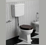 Унитаз SIMAS Londra LO901 с низким бачком, белый/хром