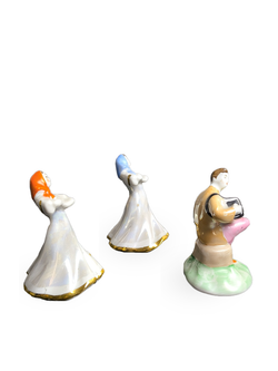 &&& Фарфоровые статуэтки "Русский перепляс" (Дулёво)