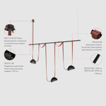 Крепление-зажим для ремня Denkirs Belty Rod TR5536-BK