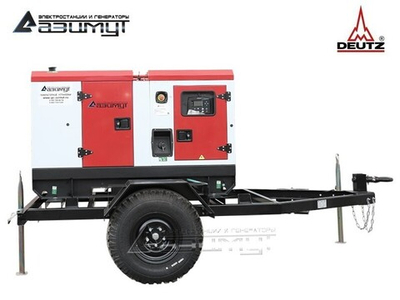 Дизельный генератор Азимут ЭД-25-Т400-1РКМ6C Deutz на шасси