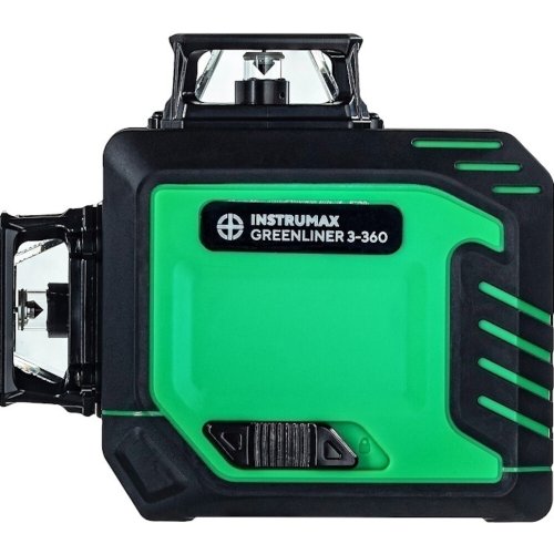 Лазерный уровень INSTRUMAX GREENLINER 3-360 SET+Штатив-штанга LP-300 элевационный   IM0158
