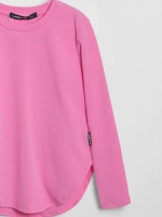 Розовый лонгслив для девочки