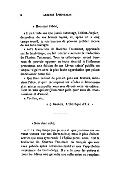 La Sainte Bible. Selon la Vulgate | J.B. Glaire