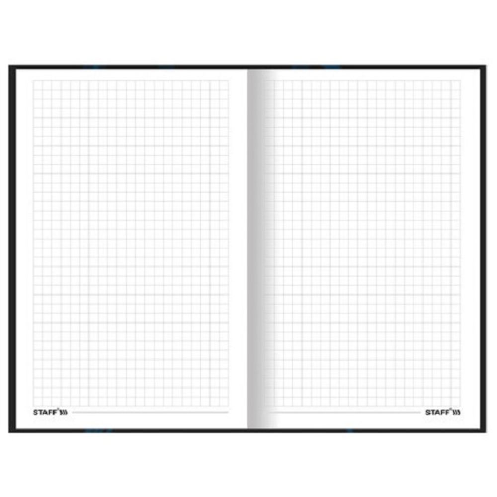Записная книжка А5, 80л, обл. твёрдая, выб.лак, Staff Triangles