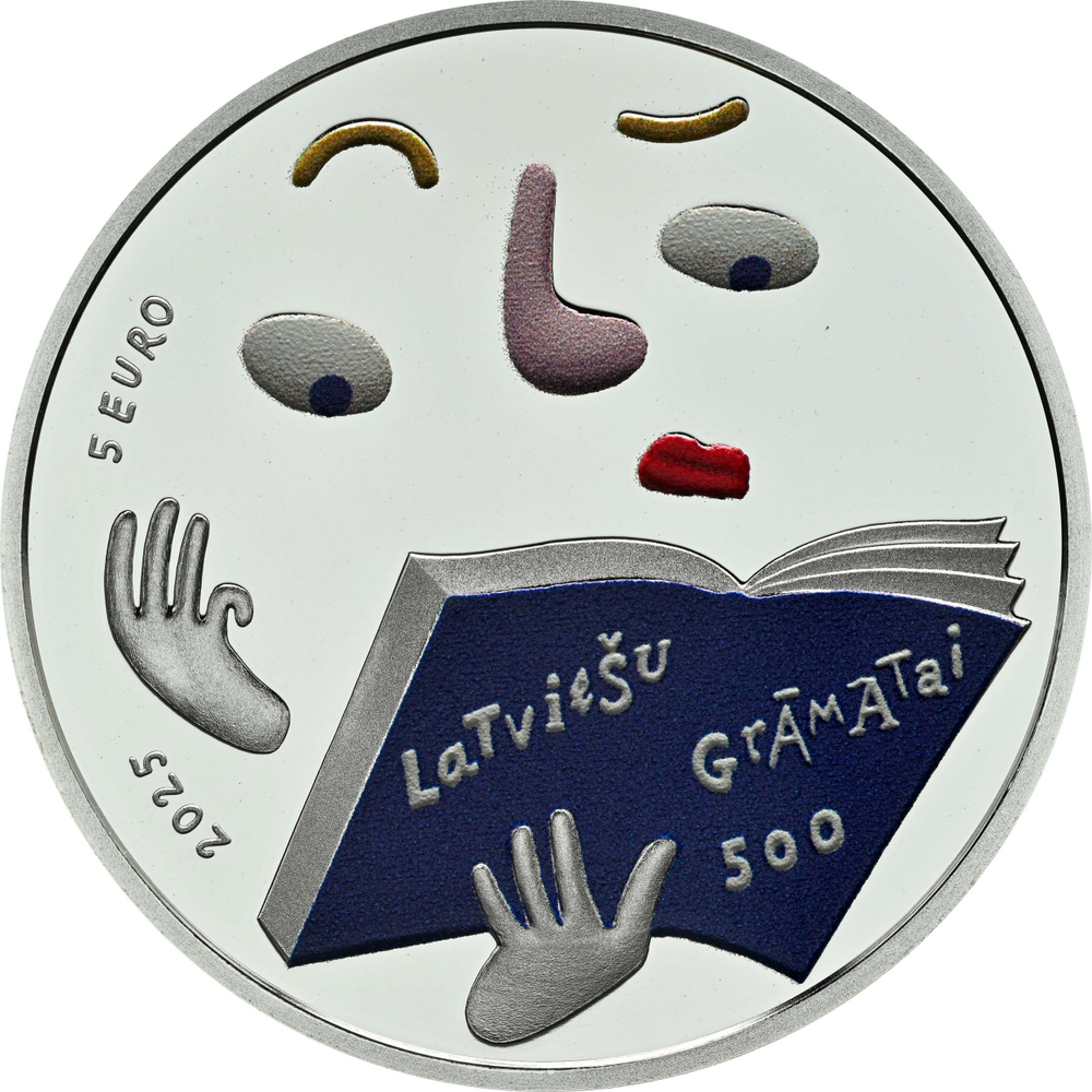 ЛАТВИЯ, 2025, 5 ЕВРО [СЕРЕБРО] [PROOF]