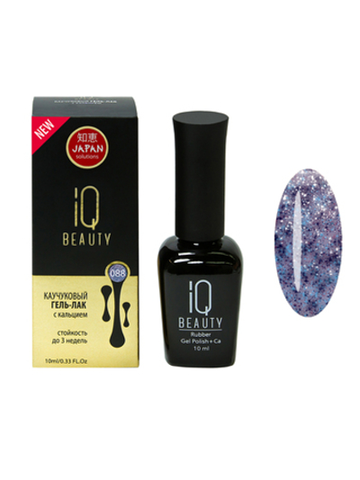 Гель-лак IQ BEAUTY Каучуковый с кальцием 088 Объем 10 мл