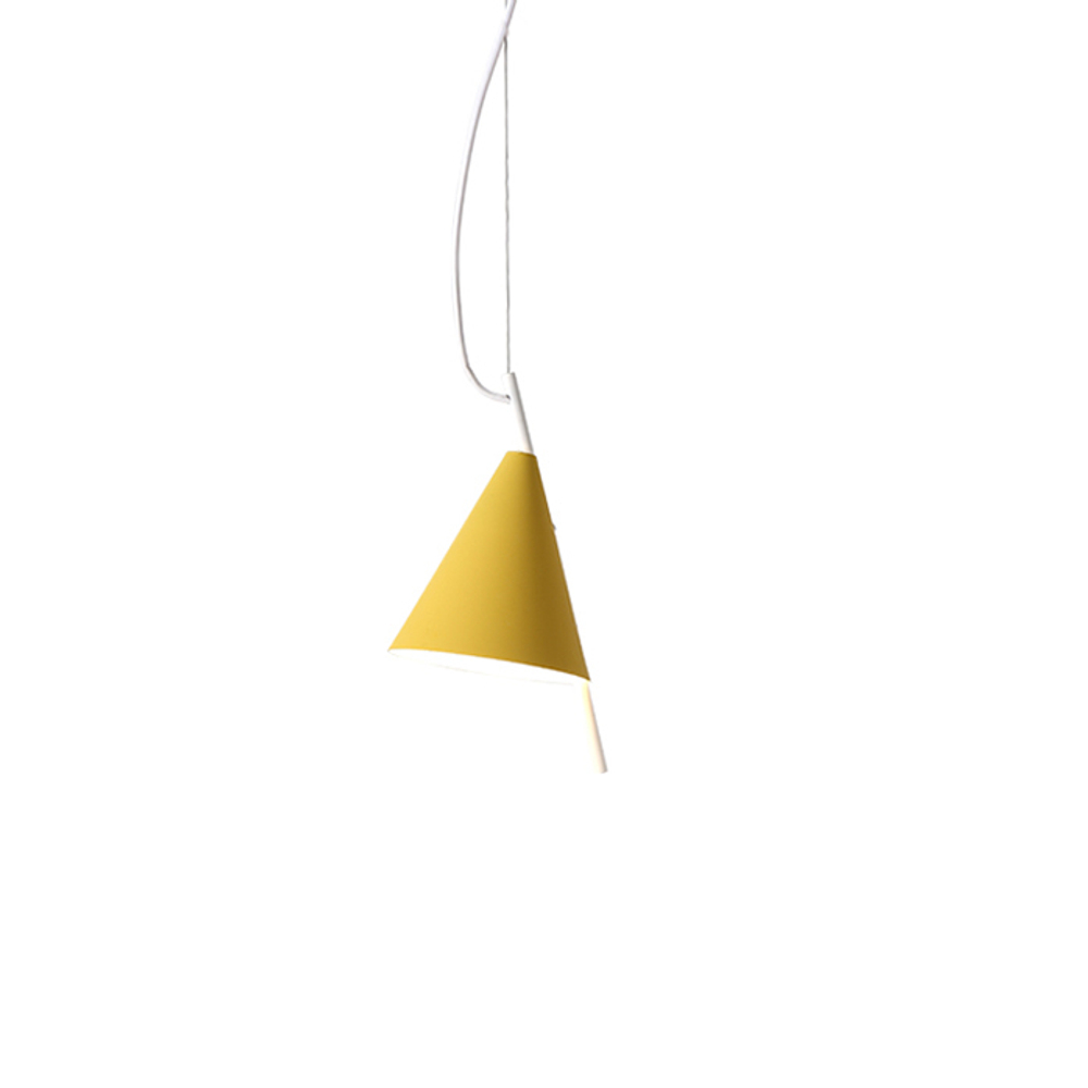 Pendant design lamp  Cone by Almerich D16 (Yellow)