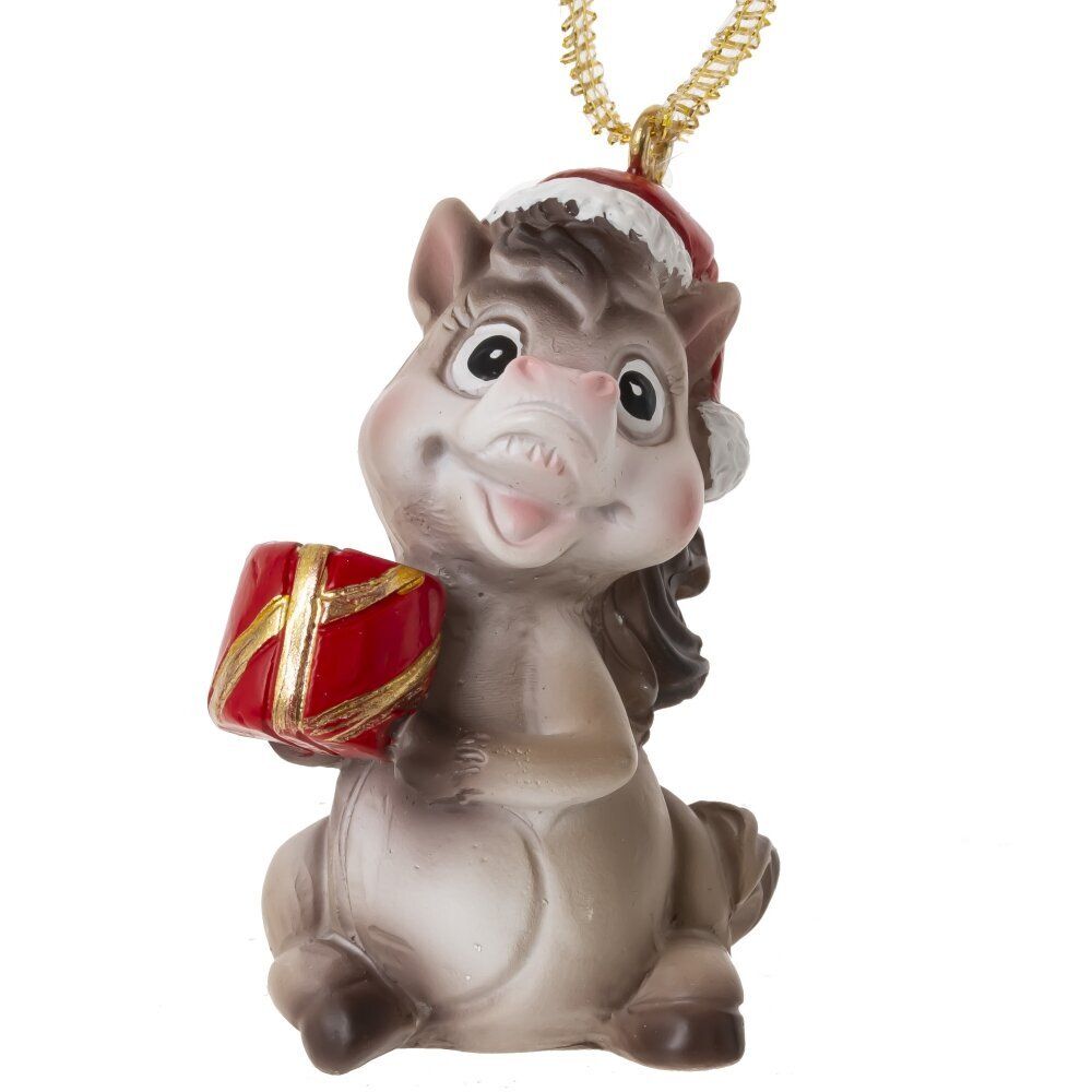 GAEM Фигурка декоративная подвесная "Лошадка", L3 W3 H5 см, 4в.