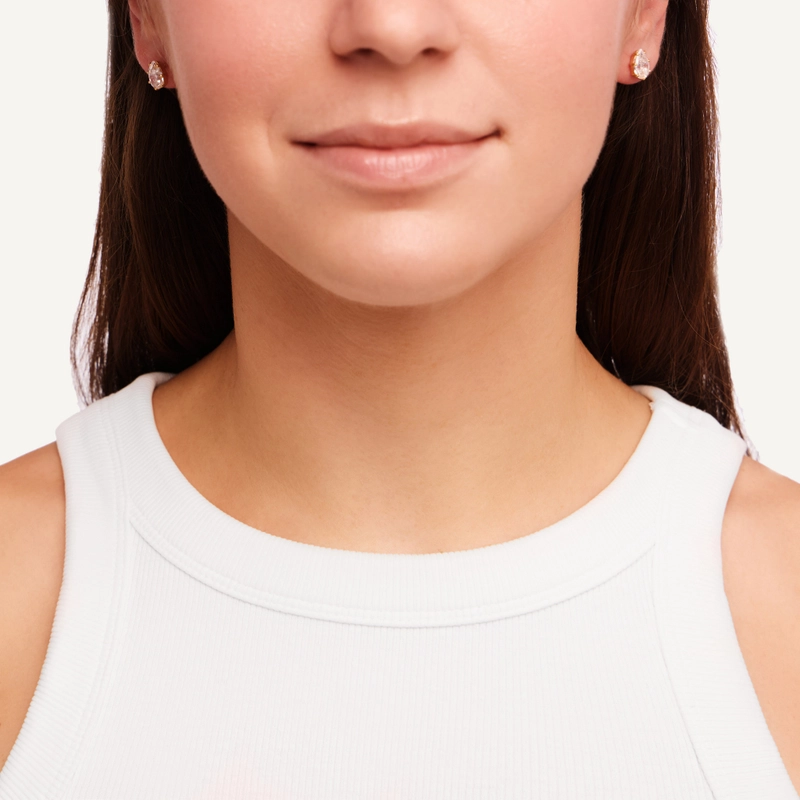 Серьги Классическая Груша, Размер 6, Золото