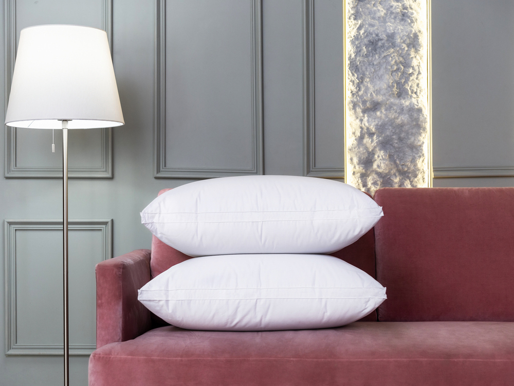 Подушка трехкамерная 3D упругая с бортиком 50х68 German Grass White Familie Down