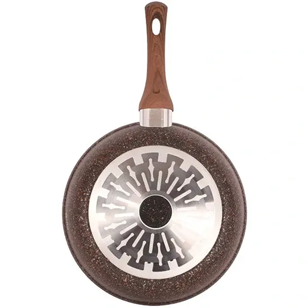 Сковорода 26*6,5см с ручкой «Granit Ultra Induction» (red) сгаи260а