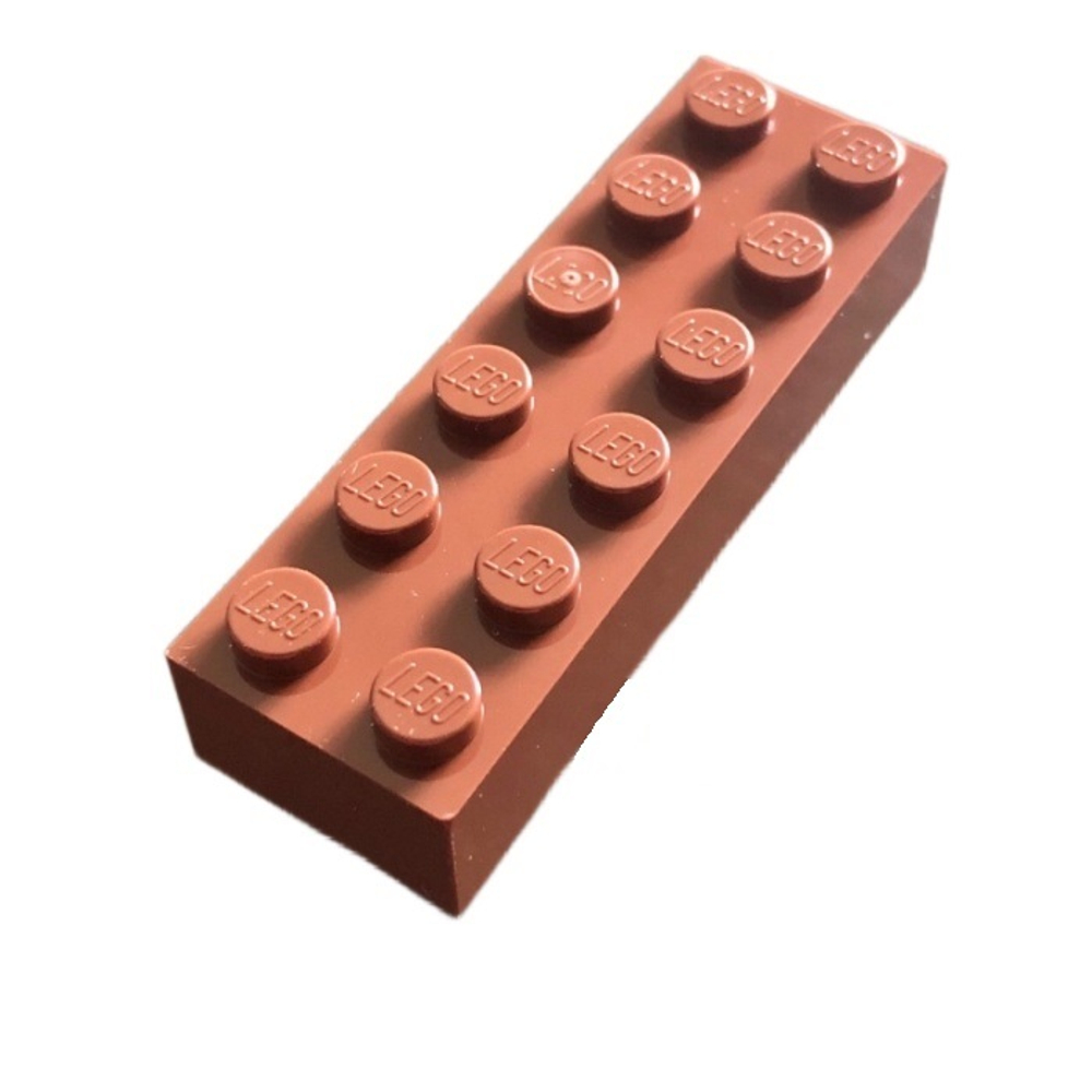 Lego Кирпич 2x6 (коричневый) 4216615