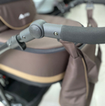 Коляска  ALFA (3 в 1) (RIKO BASIC) 10 коричневый-капучино