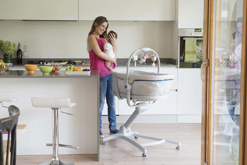 Детская кроватка-стульчик Chicco Baby Hug 4 в 1 Grey relux