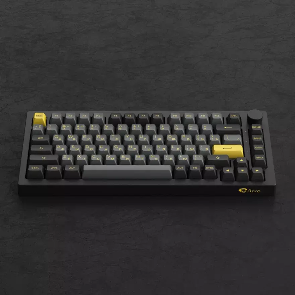 AKKO 5075B Plus Black&Gold 3 Modes RGB Hot Swap V3 Cream Yellow Switch