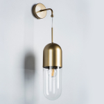 690513 Бра RAMO 1х40W E27 ШАМПАНЬ/ПРОЗРАЧНЫЙ