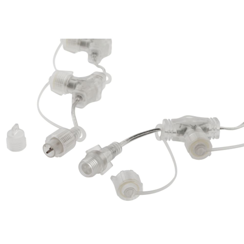 Разветвитель ЭРА ERAPS-PR для уличных гирлянд 10 гнезд 1 м 24 В IP44 | Профессиональное праздничное и новогоднее освещение