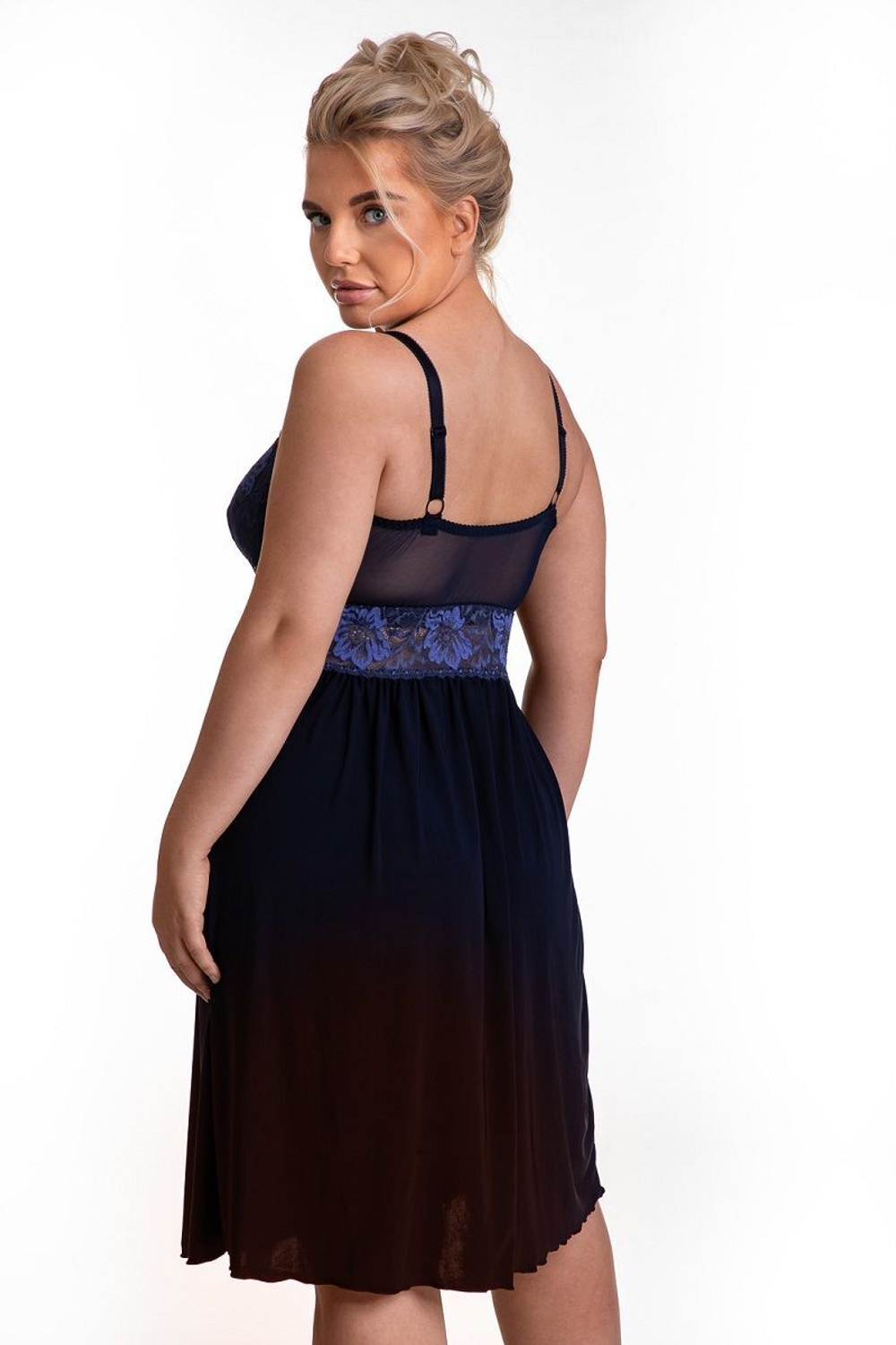 Сорочка Tjami с кружевным лифом (Размер: 5X) (Цвет: молочный)