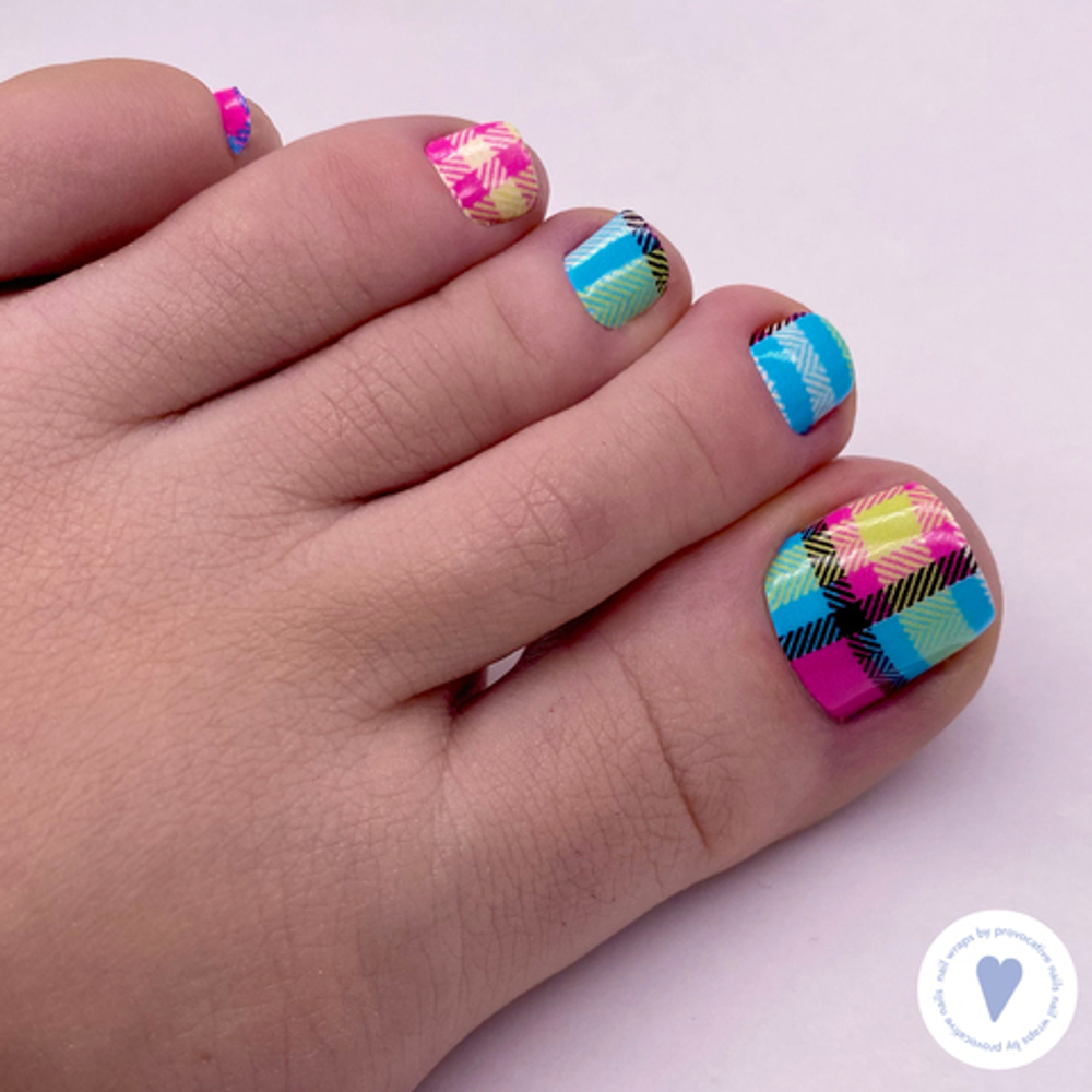 Плёнки для педикюра by provocative nails westwood