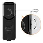 Телесный вибратор-ротатор 21см на присоске и пультом управления Baile Ken BW-008015R