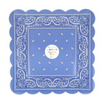 Тарелки квадратные "Ковбои" 8 шт (24 х 24 см)