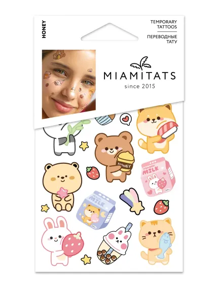 Переводные тату mini MIAMITATS Honey