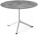 Столик ламинированный кофейный Scab Design Tripe, белый, цементный