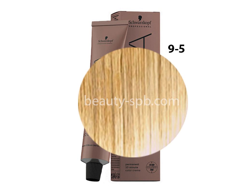 Schwarzkopf Professional краска IGORA Color10 9-5 Блондин золотистый 60 мл