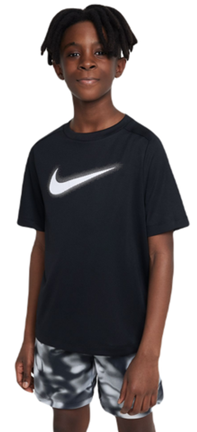 Детская теннисная футболка Nike Dri-Fit Multi+ Top - Black