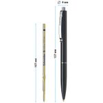 Ручка шариковая автоматическая Schneider "K15" черная, 1,0мм, корпус черный, ш/к, 1шт