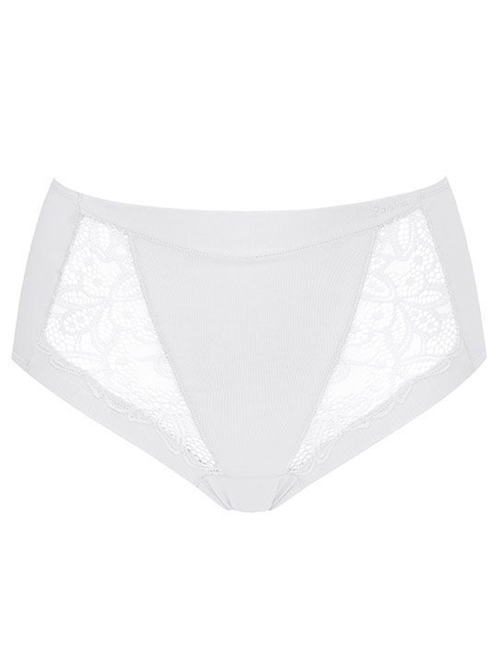 Трусики-слип с высокой линией талии Belle Cotton (Размер: XXL) (Цвет: белый)