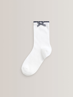 Носки хлопковые школьные для девочки Next A72-390, 5 шт., Белый