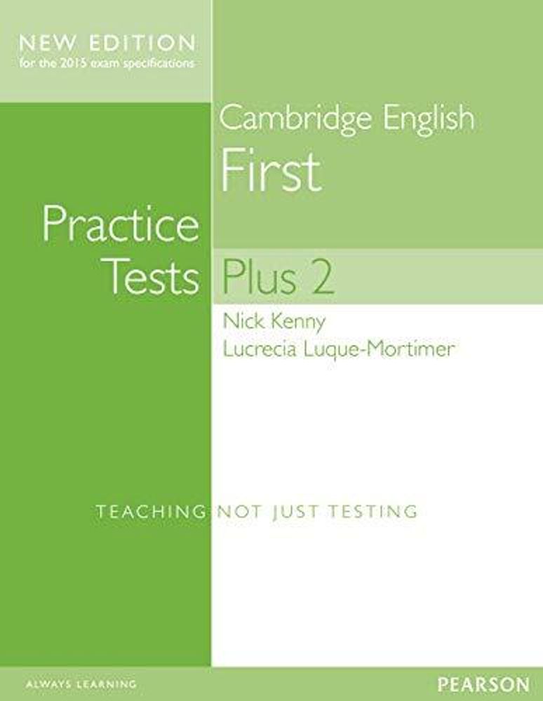 Cambridge First Volume 2 Practice Tests Plus New Edition Students&#39; Bookwith Key