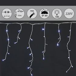 Бахрома световая Sneha  A-056R WT FLASH