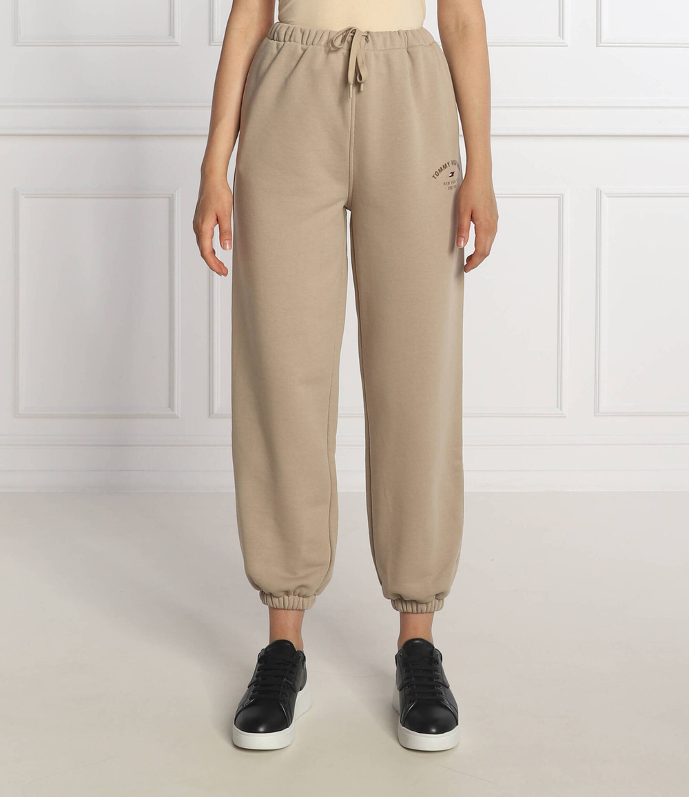 спортивные штаны Tommy Sport - бежевый(S10S101450)