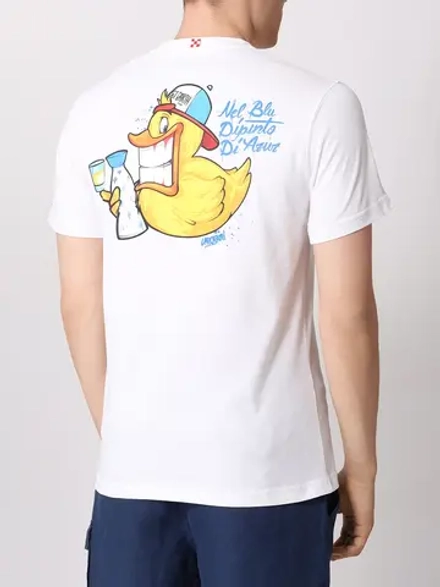 Футболка MC Saint Barth TSHIRT DUCKY TEQUILA 01 белый