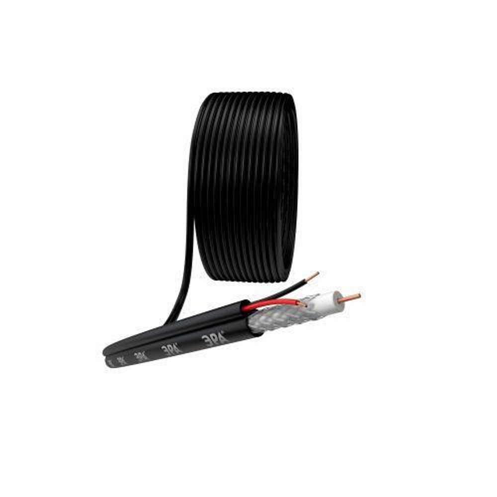 Кабель для аналогового видеонаблюдения KK-0.5-PE ККСП-2х0.5мм 200м черн. Эра Б0052741 Кабель для аналогового видеонаблюдения KK-0.5-PE ККСП-2х0.5мм 200м черн. Эра Б0052741