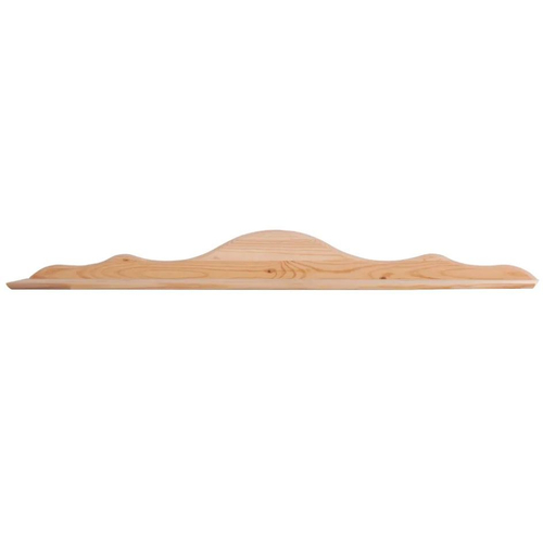 Полка настенная Бритта из массива сосны, 111х15 см, в натуральной отделке