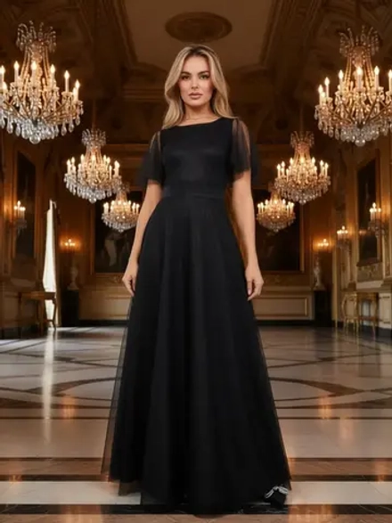 Платье вечернее блестящее