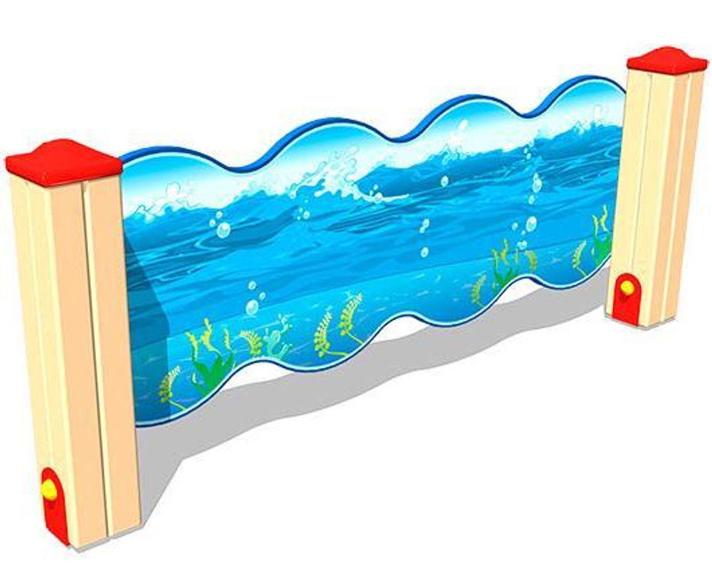 Ограждение детской площадки Морское Царство для улицы