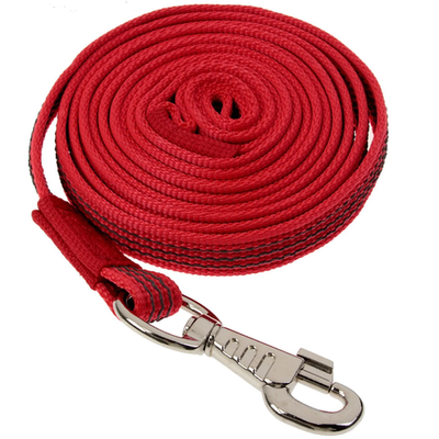 Поводок нейлон с латексной нитью двухсторонний 20мм*7м (красный)