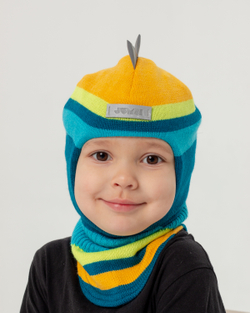 Шлем весенний/осенний вязаный (Галактика) ОРЕО