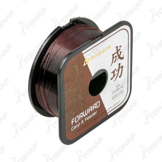 Леска FORWARD Carp & Feeder brown 0,496mm/100m Nylon (N-FСF-0496-100) Nisus